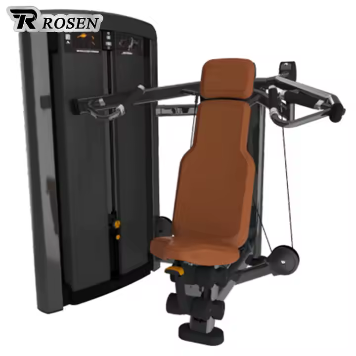 Cable shoulder press machine for safe and controlled shoulder muscle training with smooth resistance